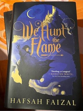 We Hunt the Flame Hardcover - Blue and Gold Decorative Edition